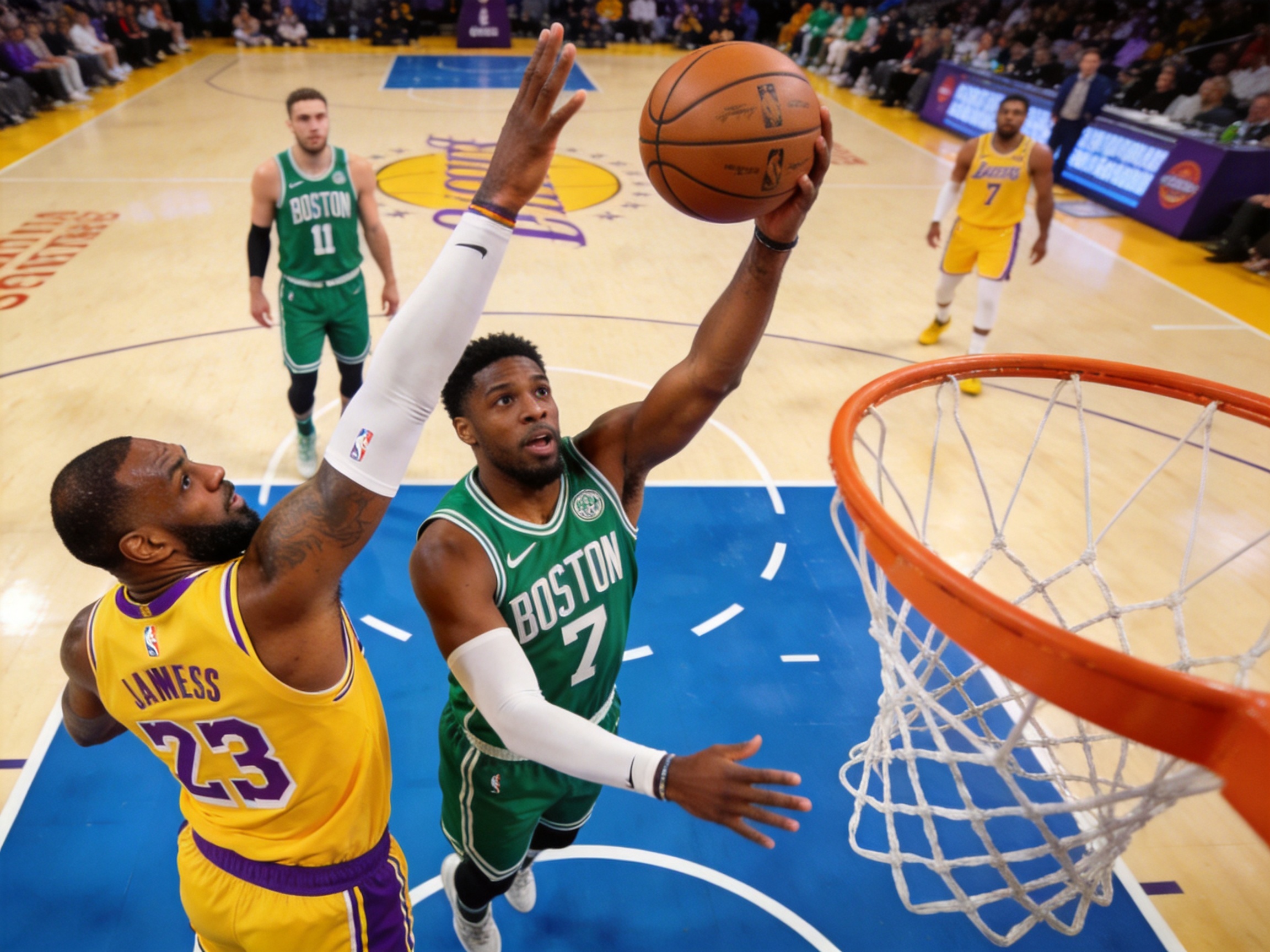 NBA总决赛湖人vs凯尔特人战报
